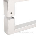 Manija de puerta de vidrio de acero inoxidable de oficina